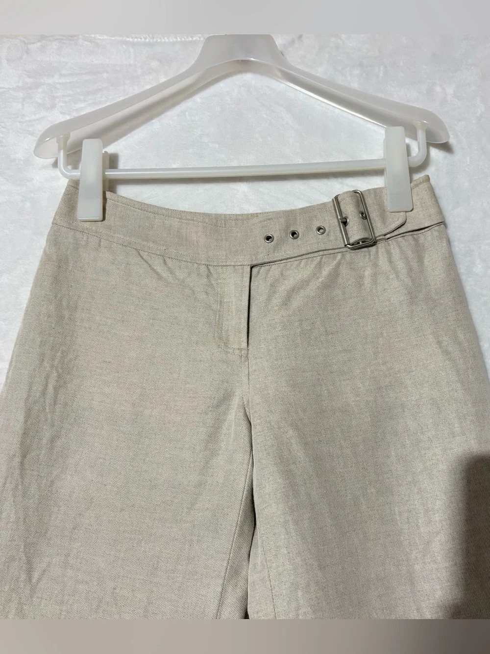 J. Crew Wide Leg Linen Trousers
